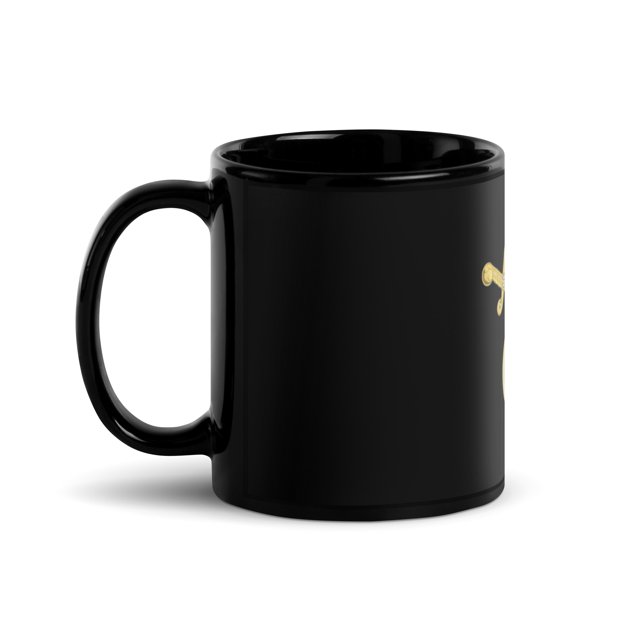 Black Glossy Shriner Mug - Image 11