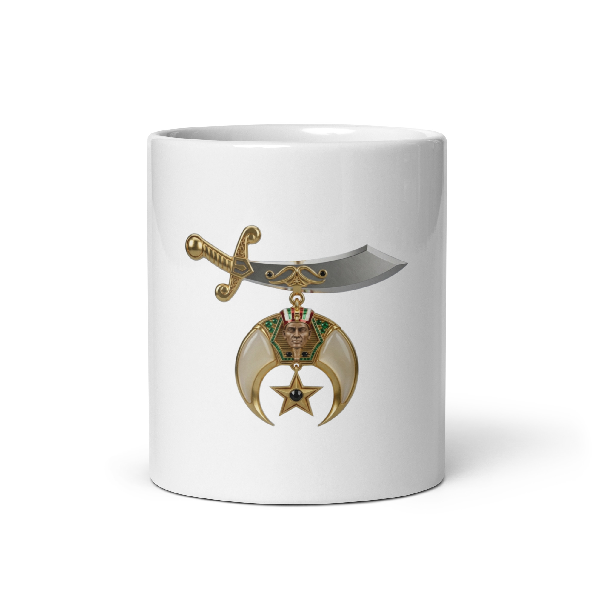 White Glossy Shriner Mug - Image 9