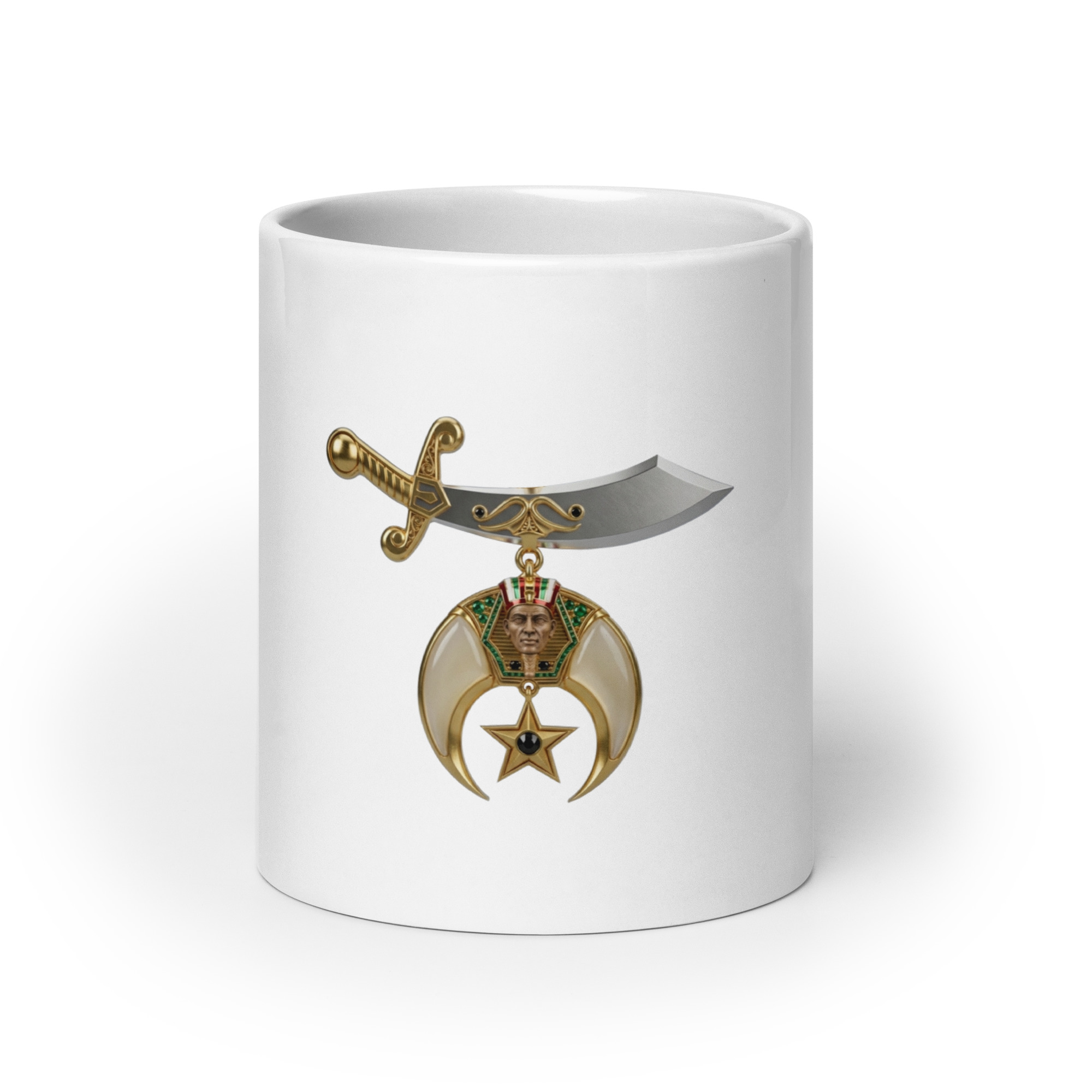 White Glossy Shriner Mug - Image 14