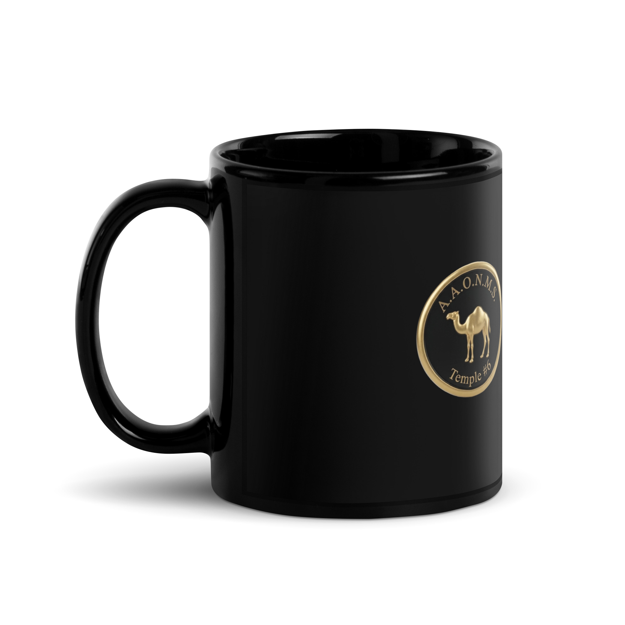 Customized Shriner’s Coffee Mug (Black) - Image 2