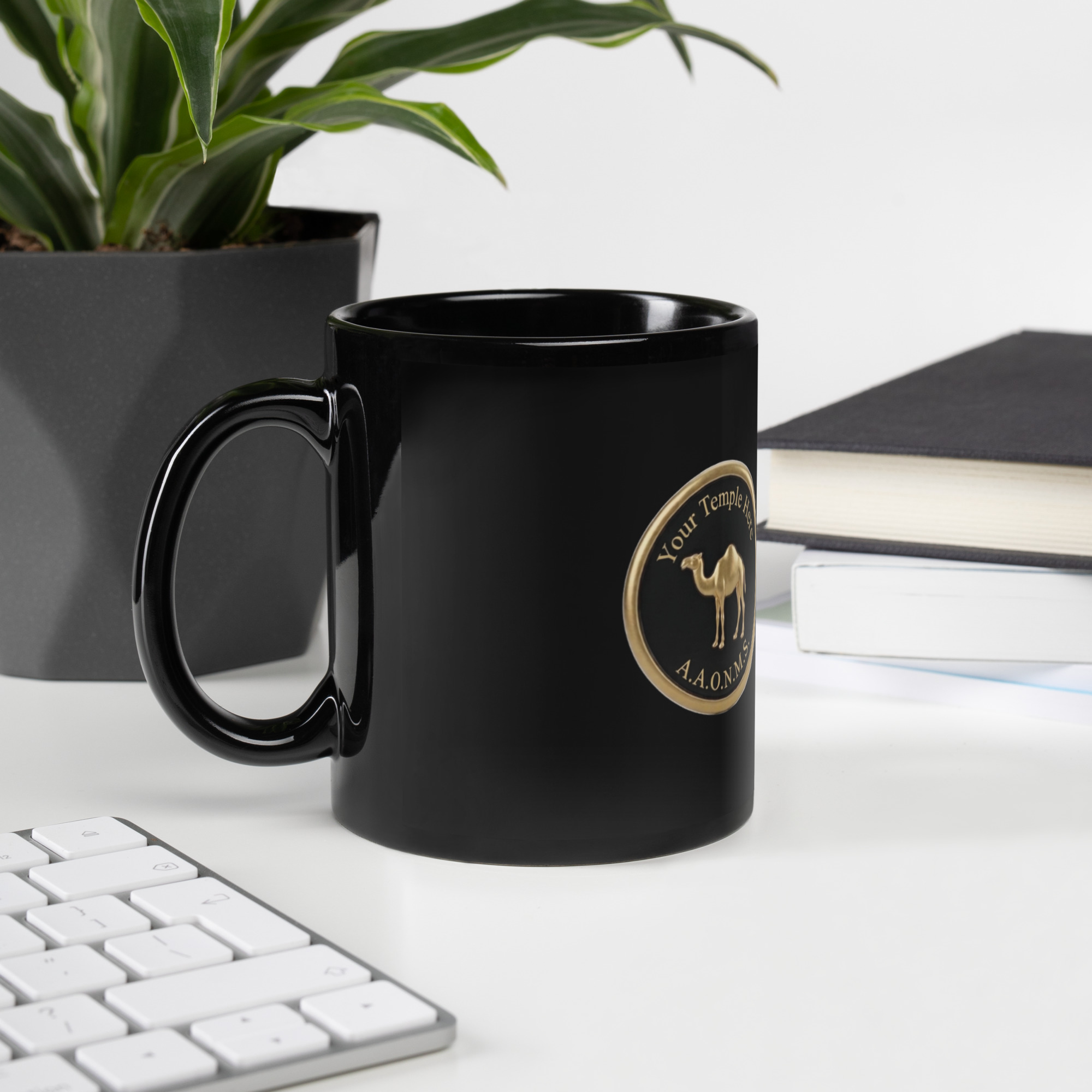 Customized Shriner’s Coffee Mug (Black) - Image 6